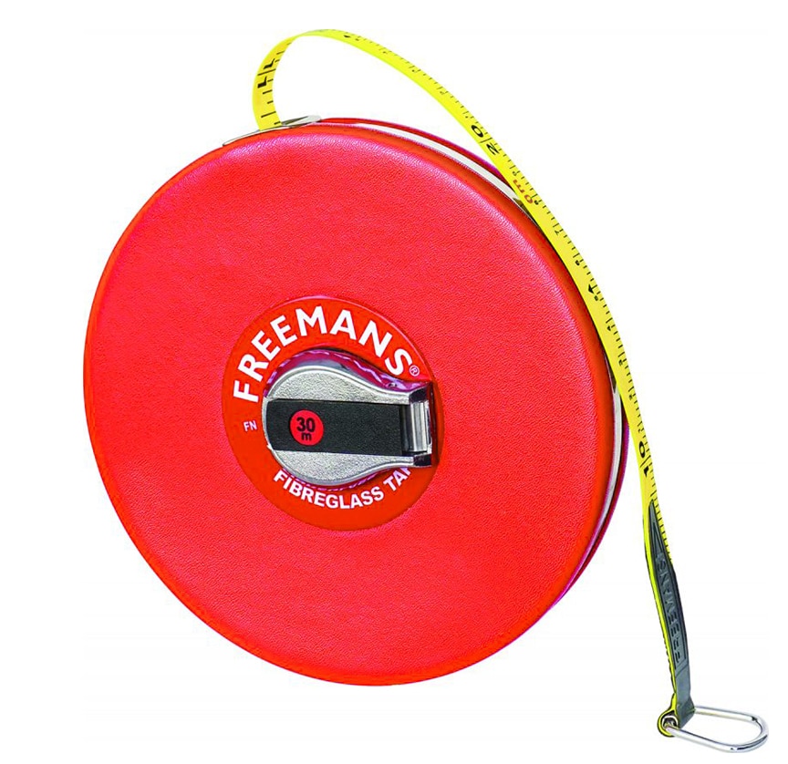 FREEMANS Leatherette+ 30m, 50m Fibreglass Measuring Tape I India