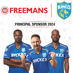 Saint Lucia Kings partner with FREEMANS Tools for CPL 2024